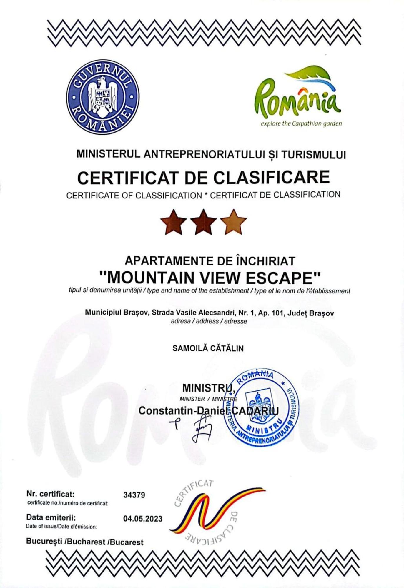 ブラショフMountain View Escapeアパートメント エクステリア 写真